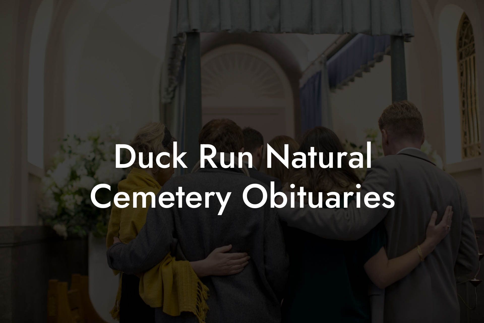Duck Run Natural Cemetery Obituaries