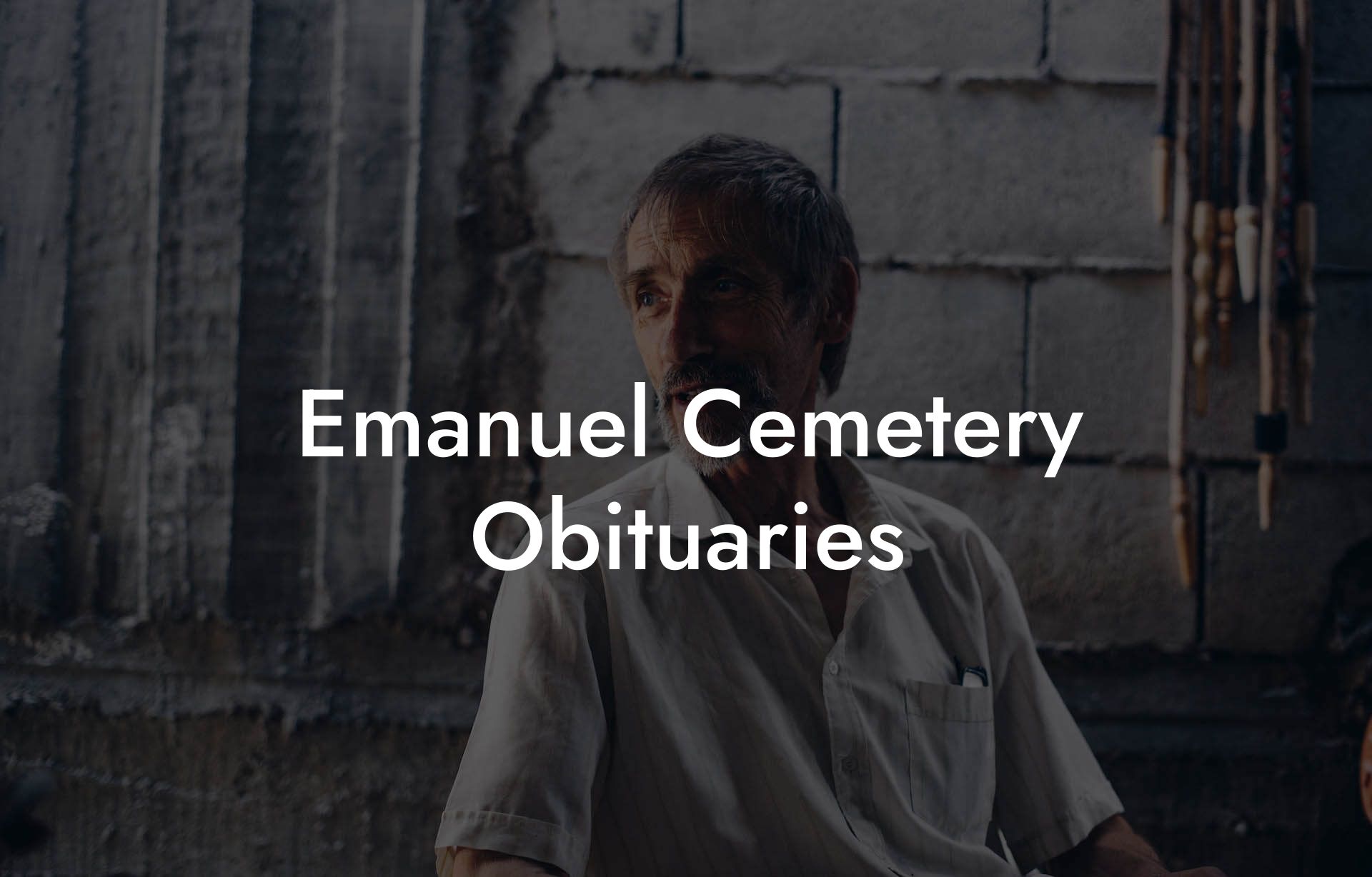 Emanuel Cemetery Obituaries