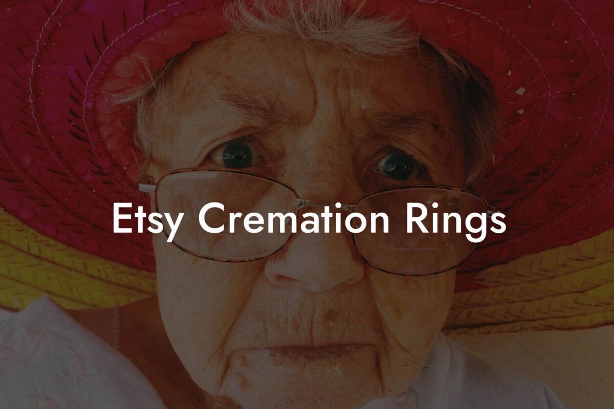Etsy Cremation Rings