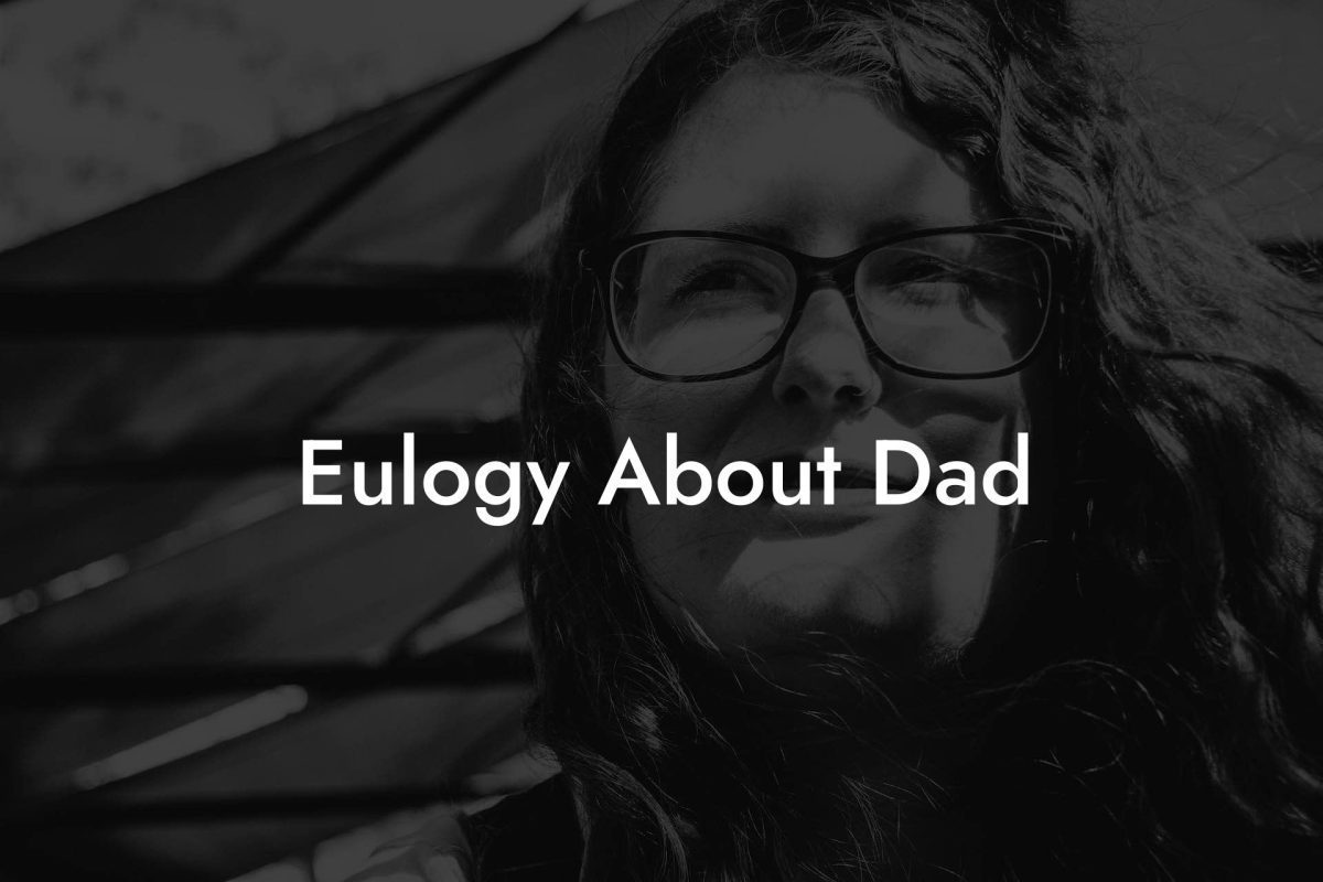 Eulogy About Dad