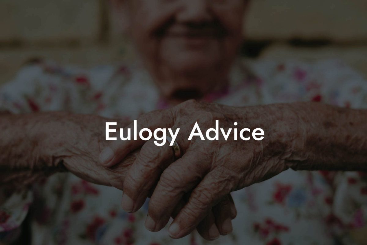 Eulogy Advice