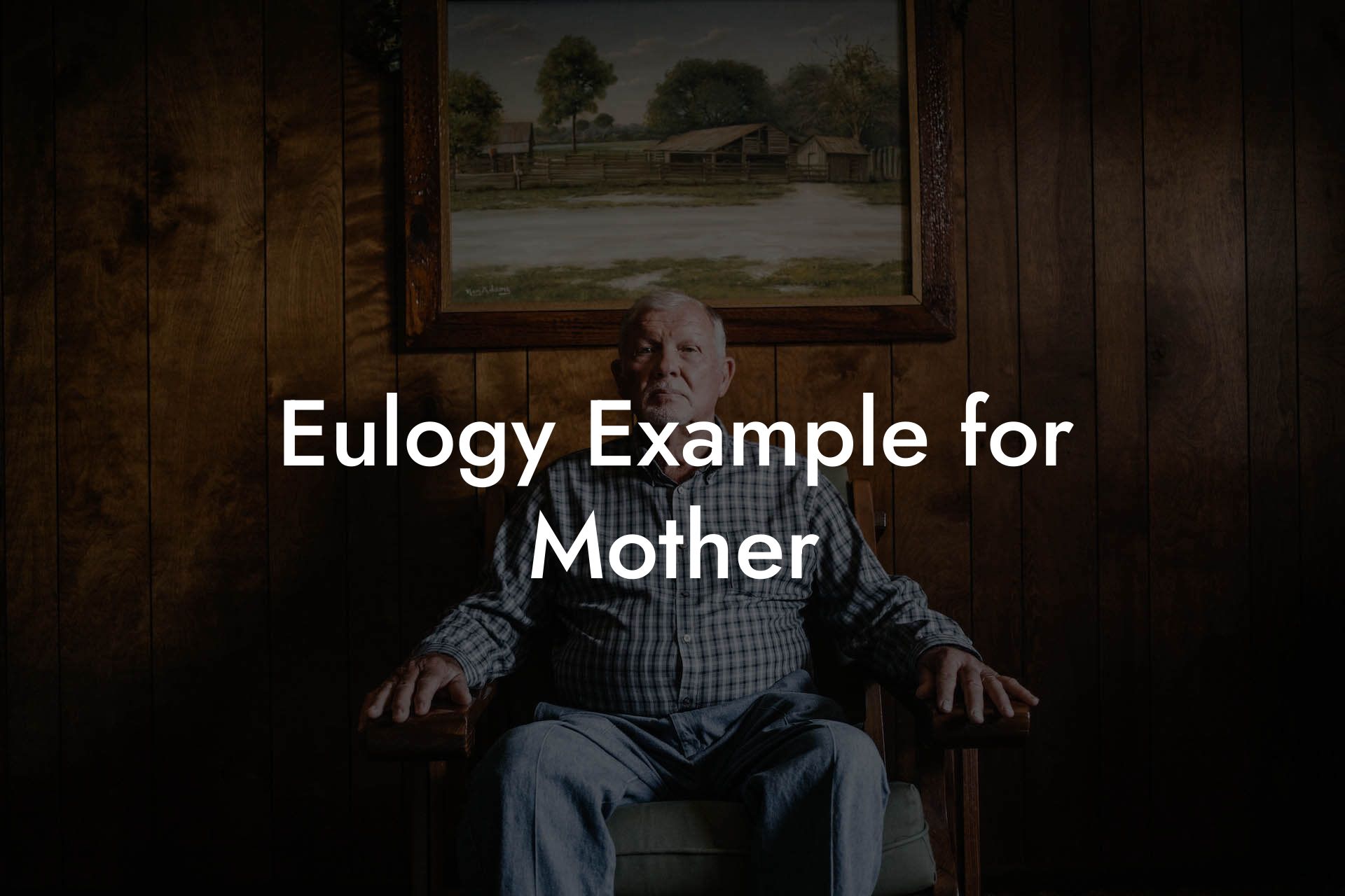Eulogy Example for Mother