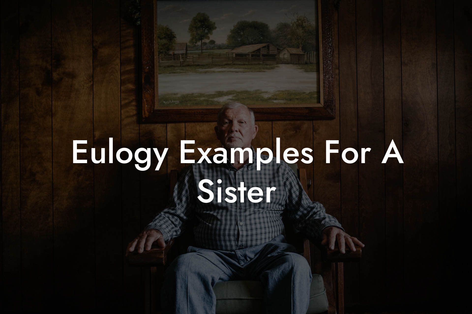 Eulogy Examples For A Sister