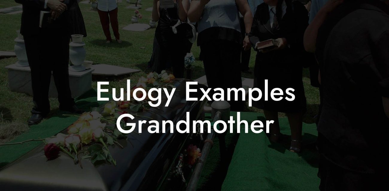 Eulogy Examples Grandmother