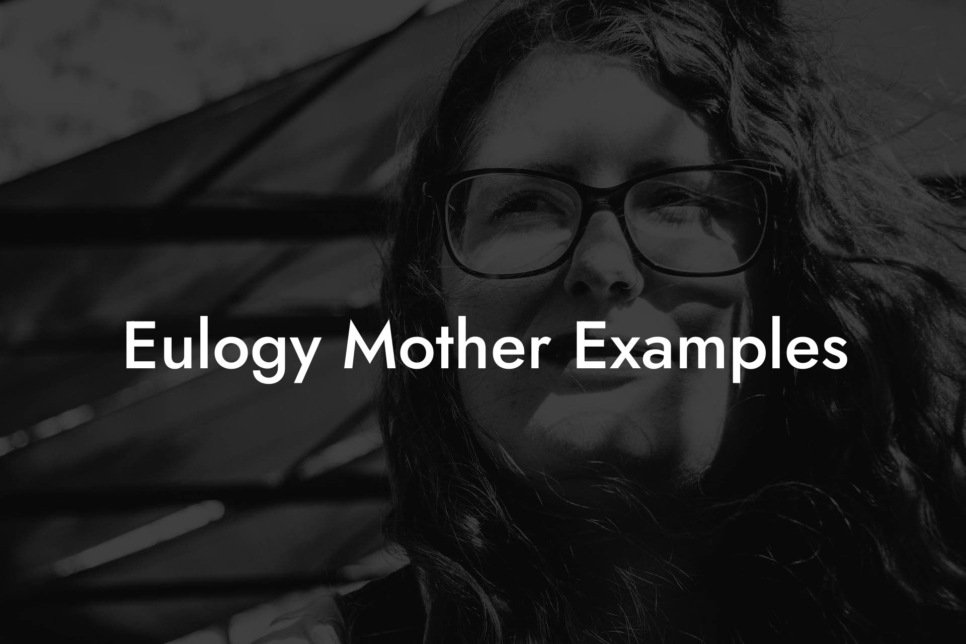Eulogy Mother Examples