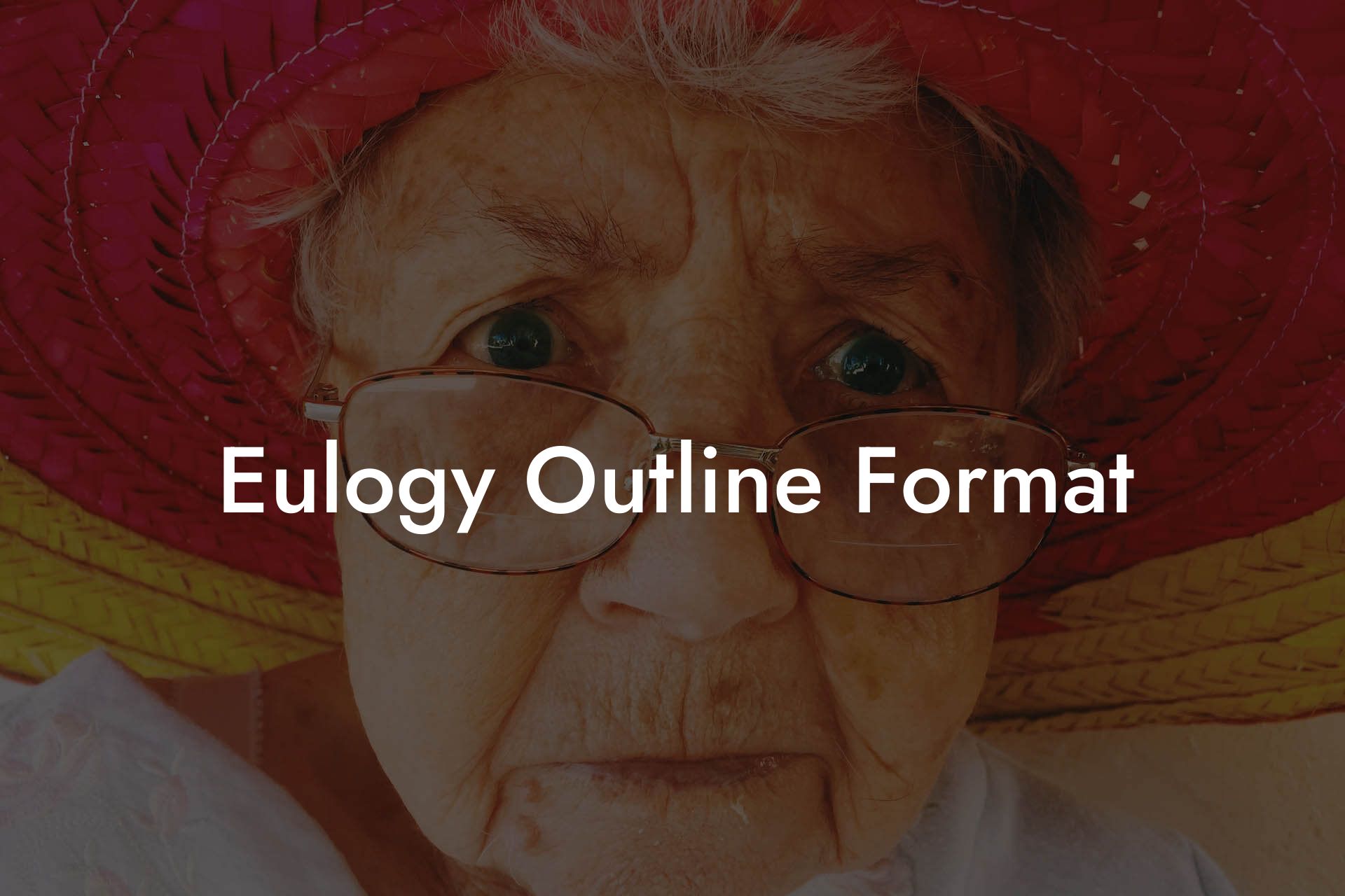 Eulogy Outline Format