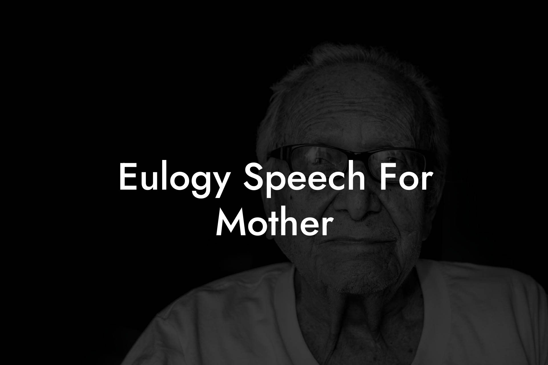 Eulogy Speech For Mother