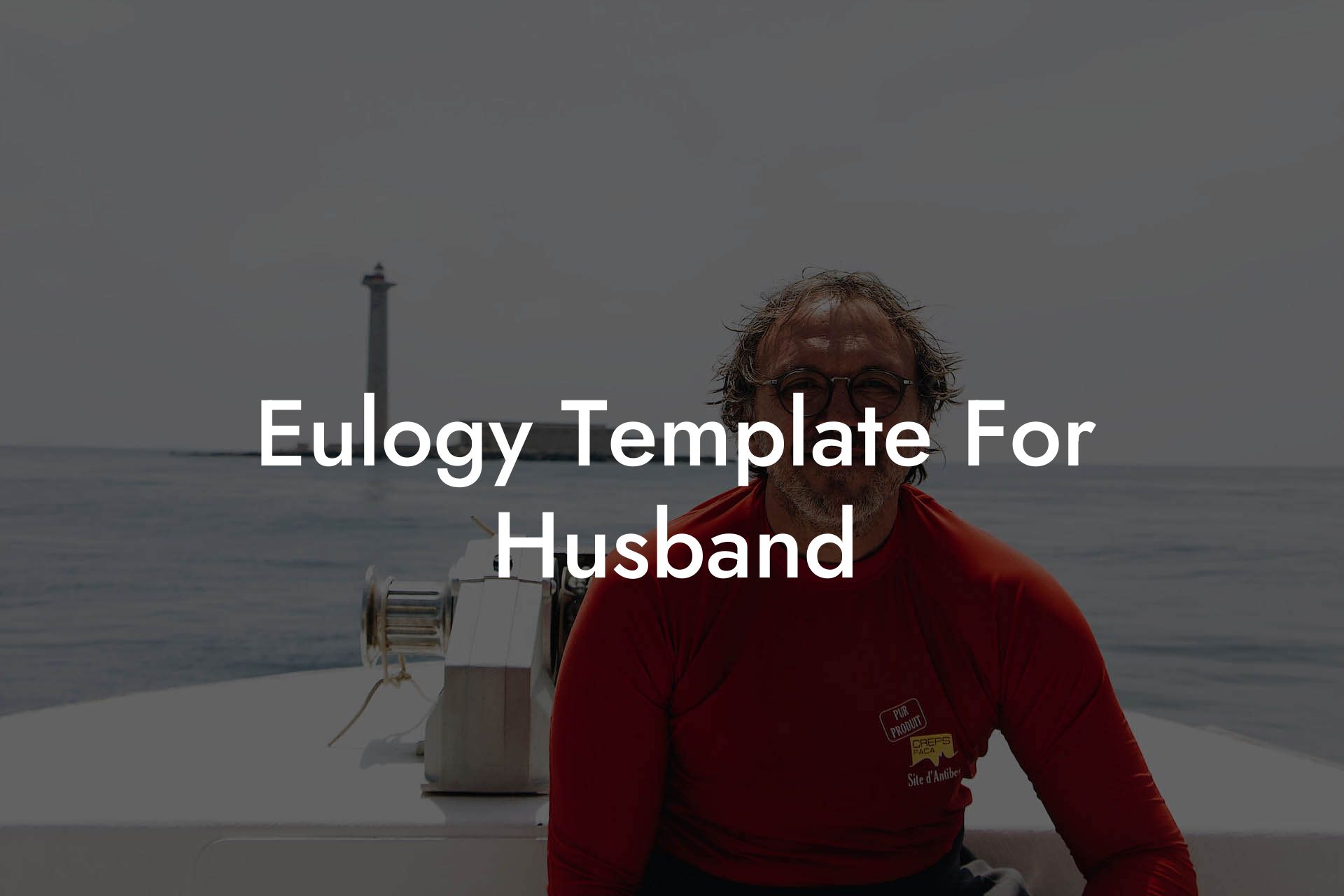 Eulogy Template For Husband