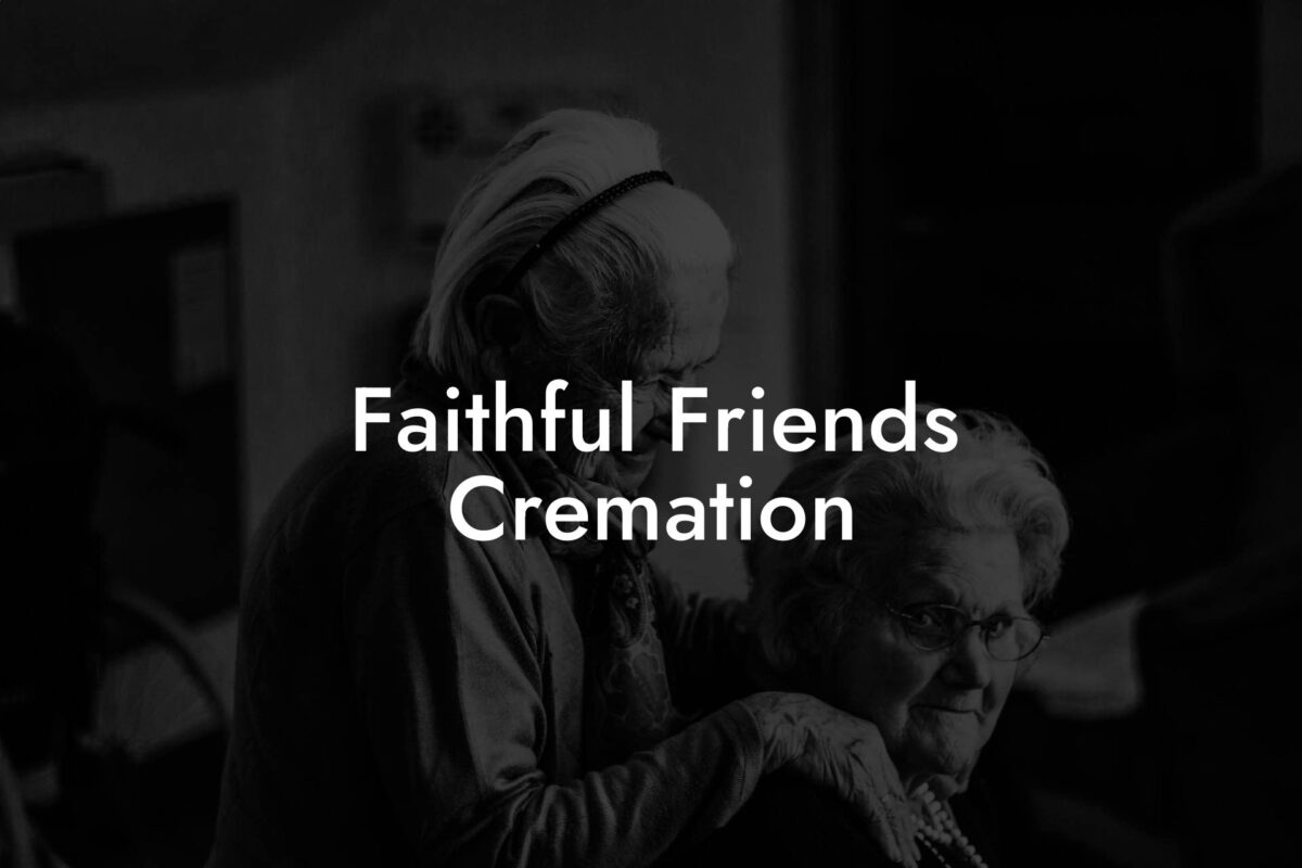 Faithful Friends Cremation