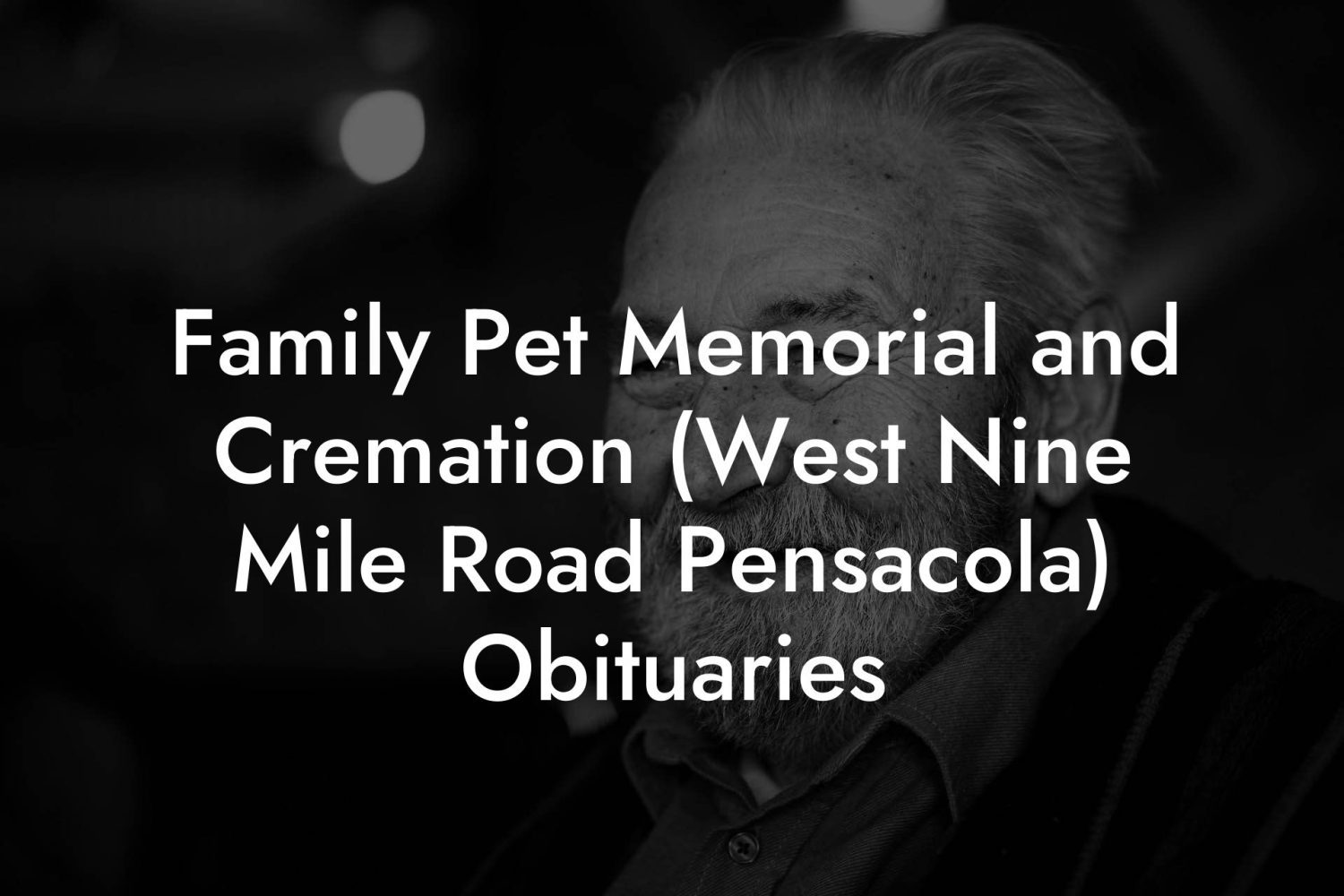 Family Pet Memorial and Cremation (West Nine Mile Road Pensacola