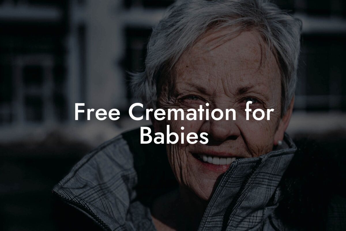 Free Cremation for Babies
