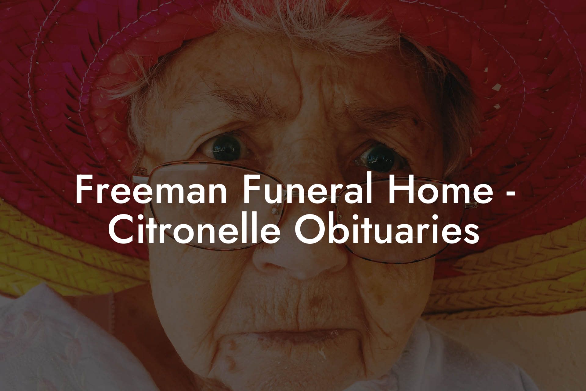 Freeman Funeral Home - Citronelle Obituaries