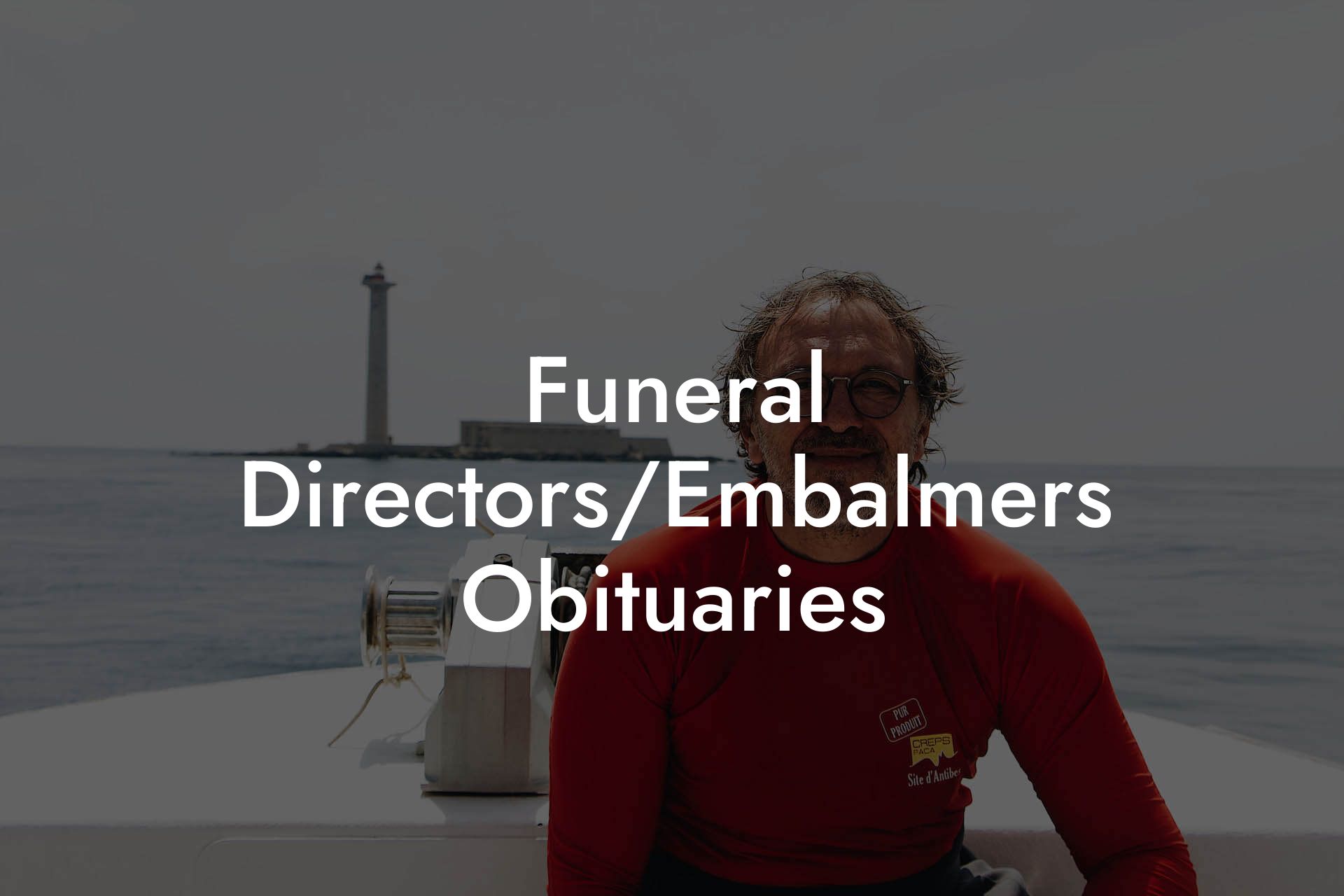 Funeral Directors/Embalmers Obituaries