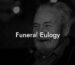 Funeral Eulogy