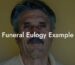 Funeral Eulogy Example