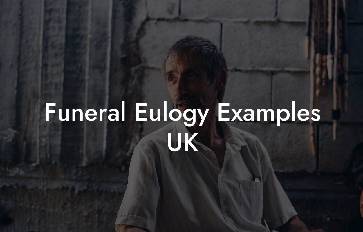 Funeral Eulogy Examples UK