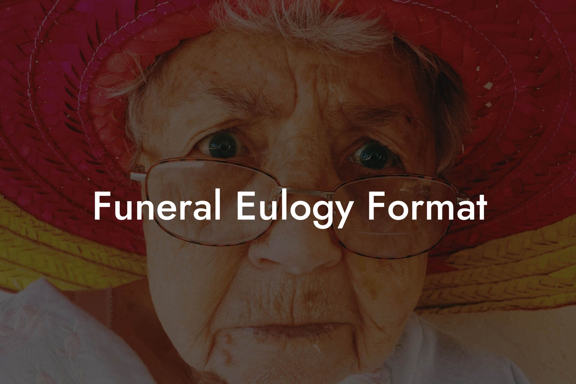 Funeral Eulogy Format