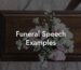Funeral Speech Examples
