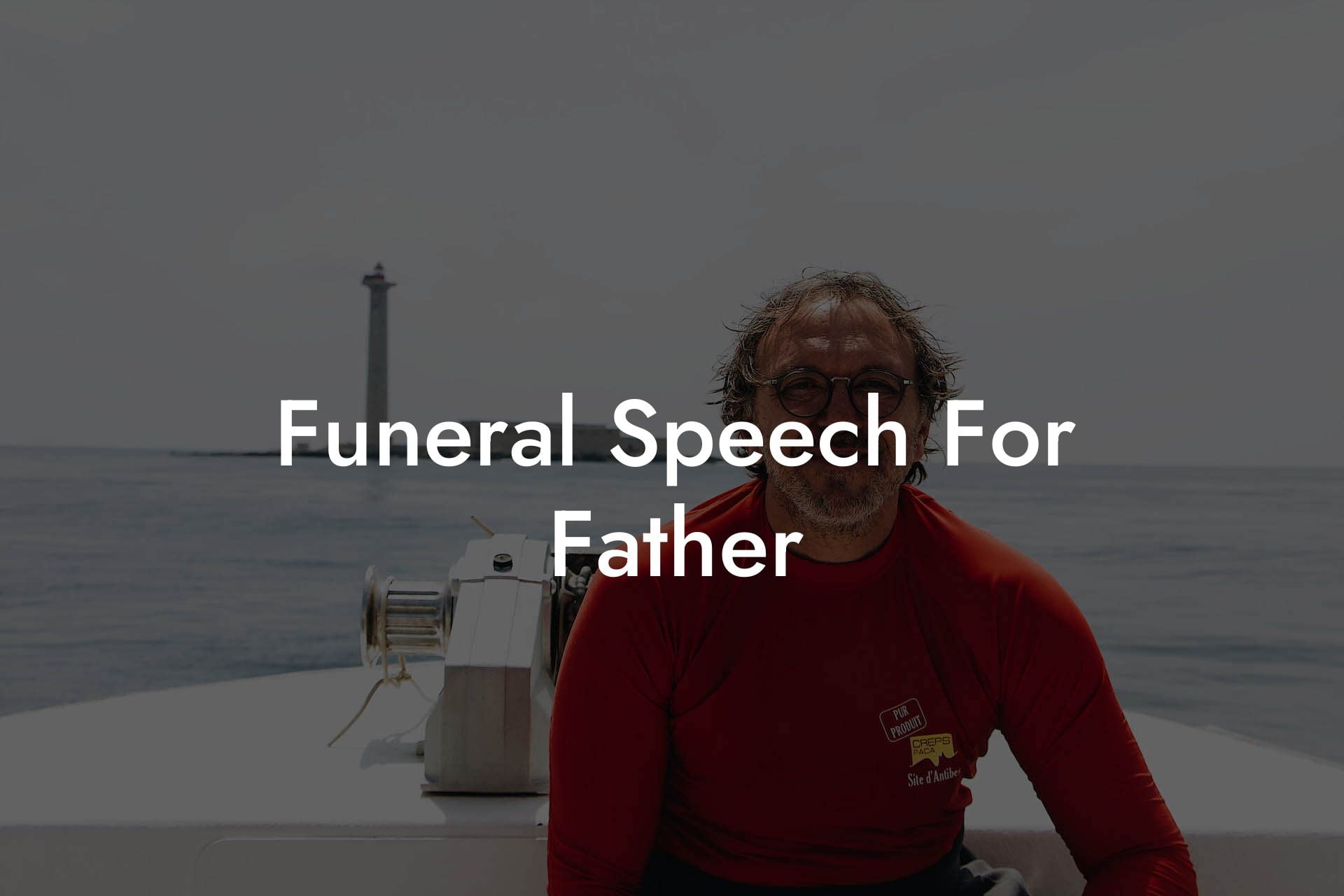 Funeral Speech For Father