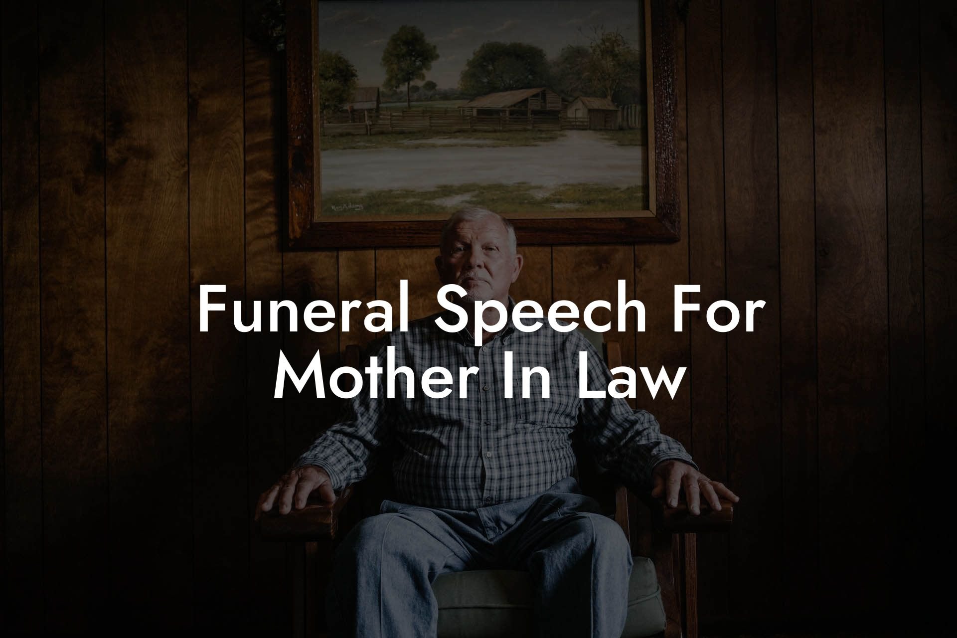 Funeral Speech For Mother In Law