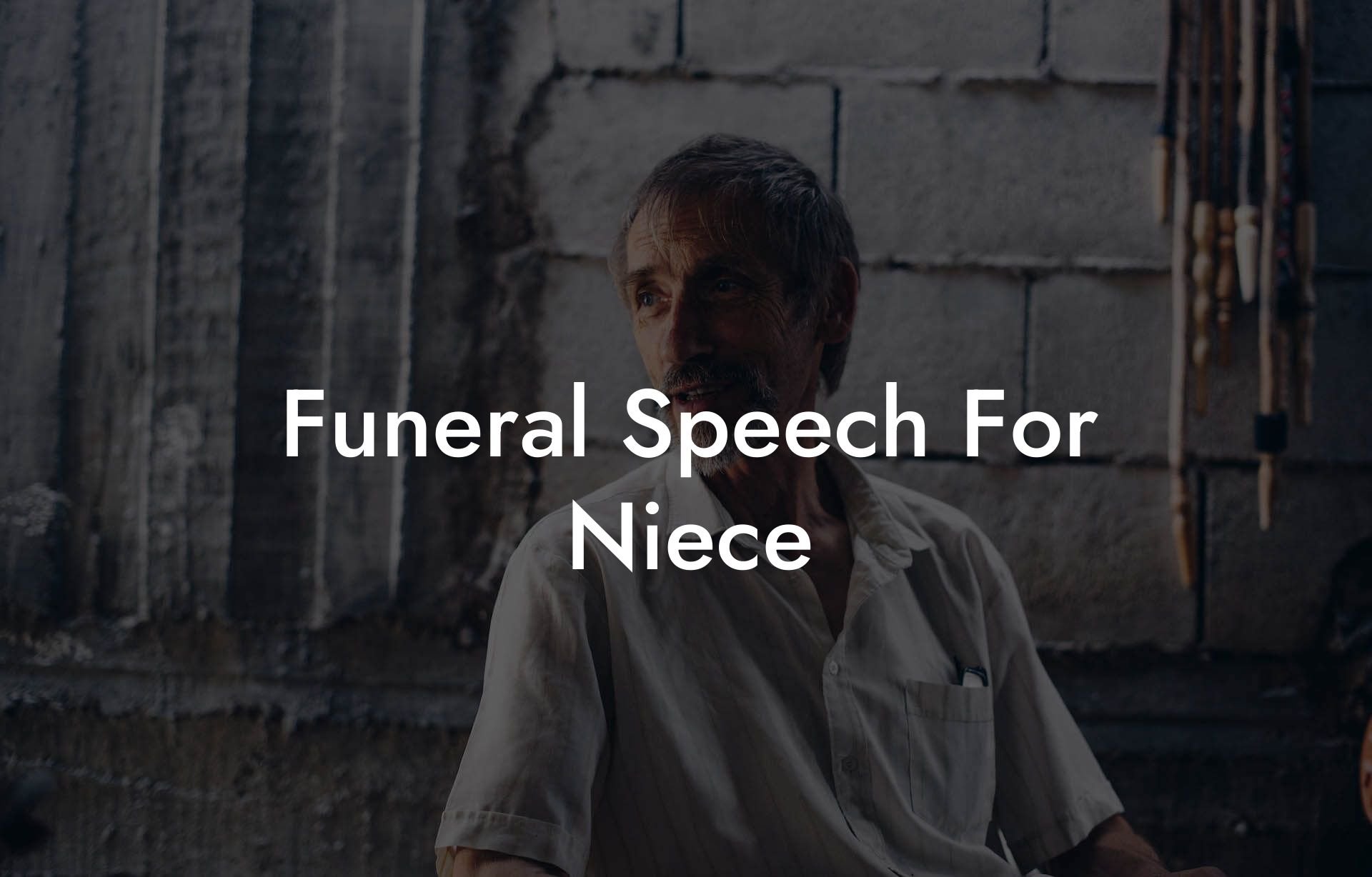 Funeral Speech For Niece