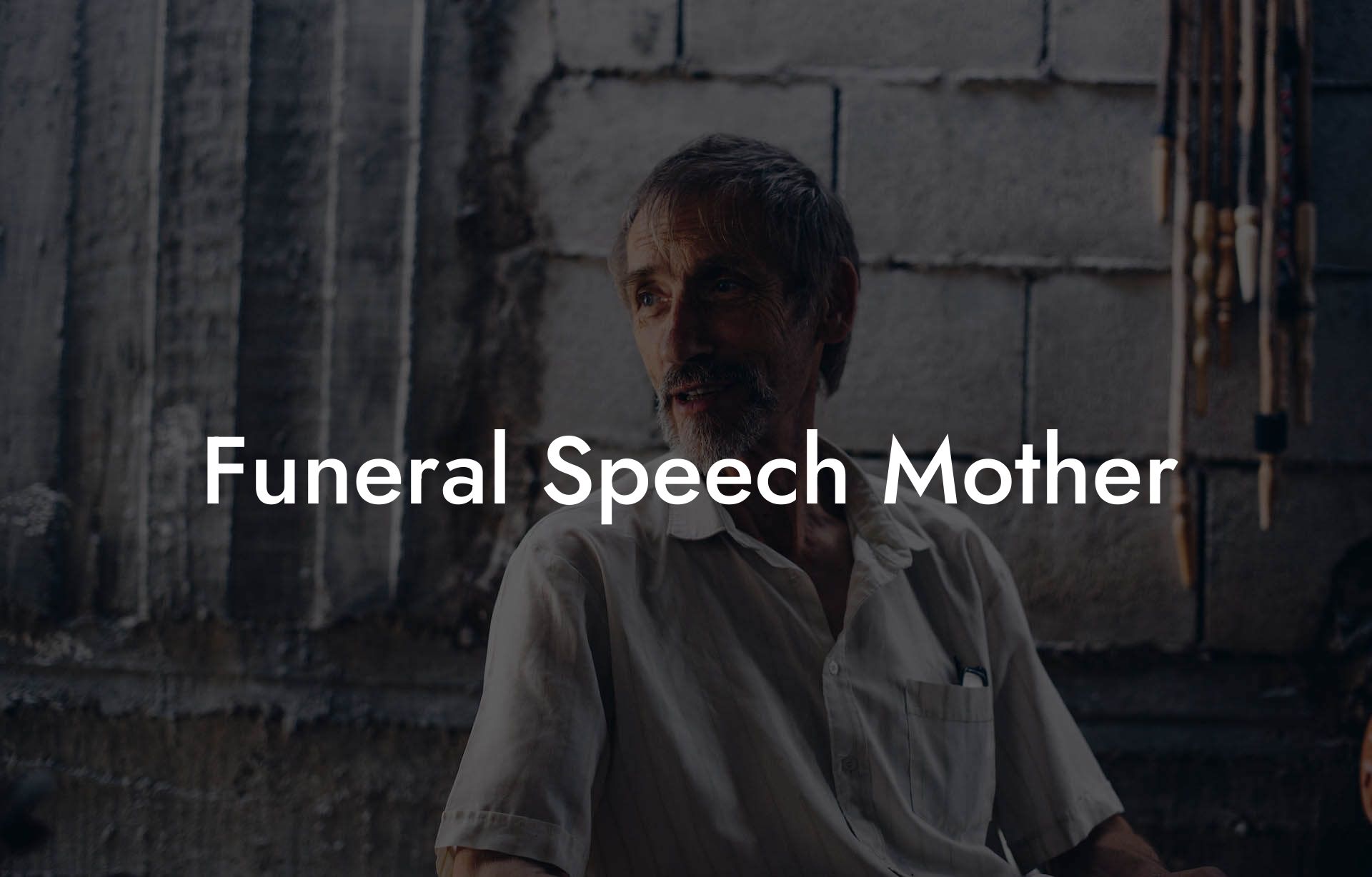 Funeral Speech Mother