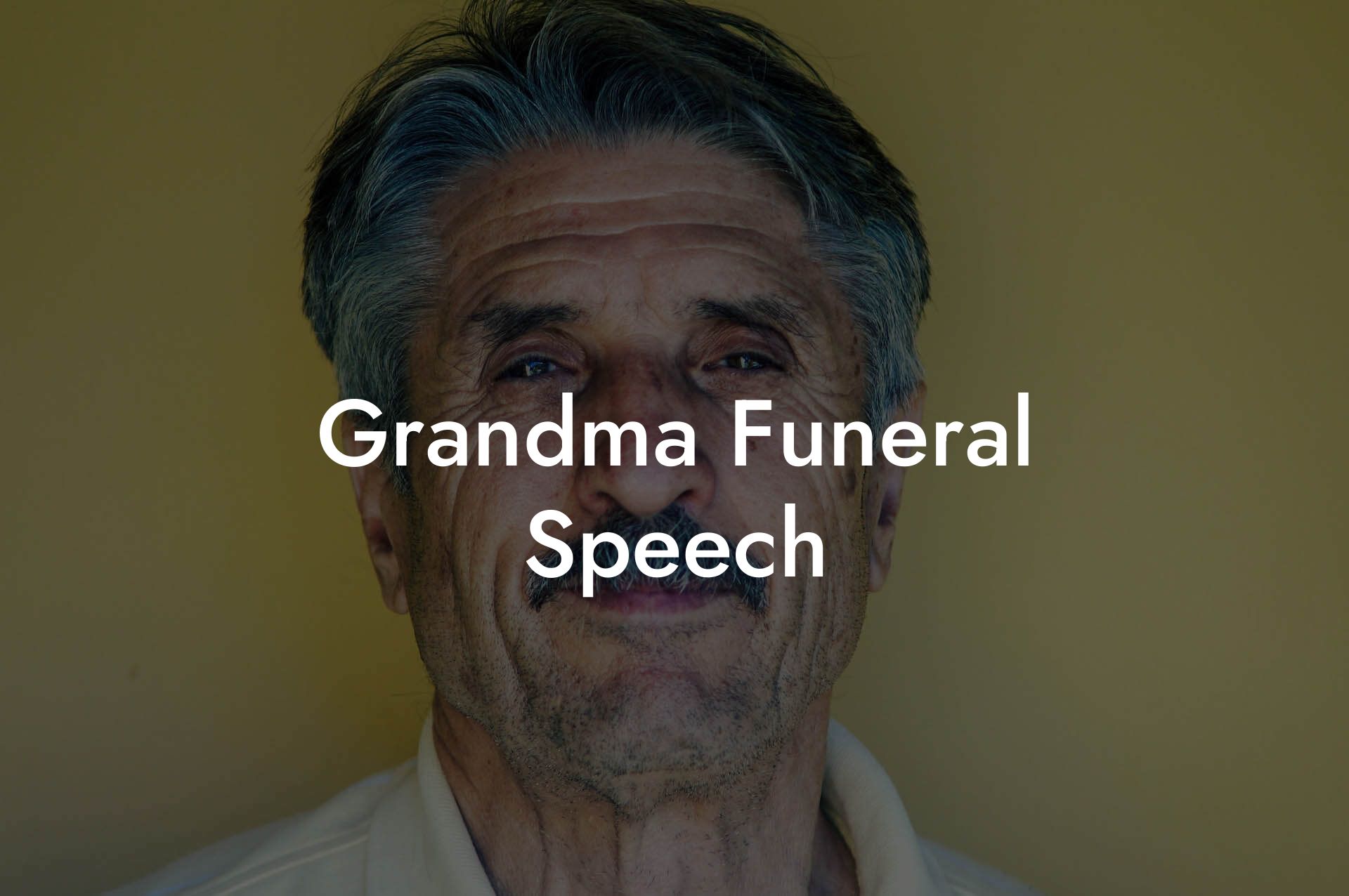 Grandma Funeral Speech