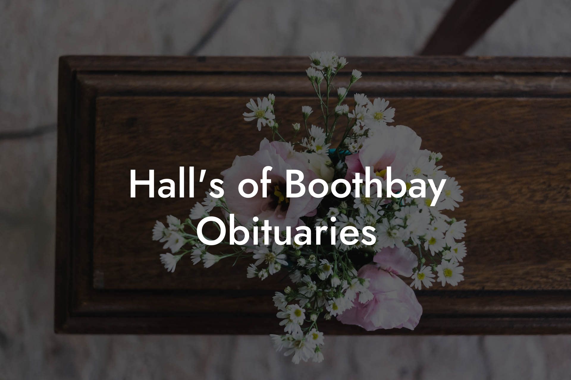 Hall's of Boothbay Obituaries