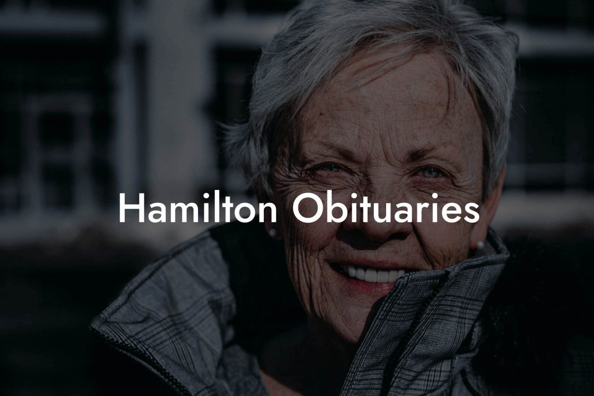 Hamilton Obituaries