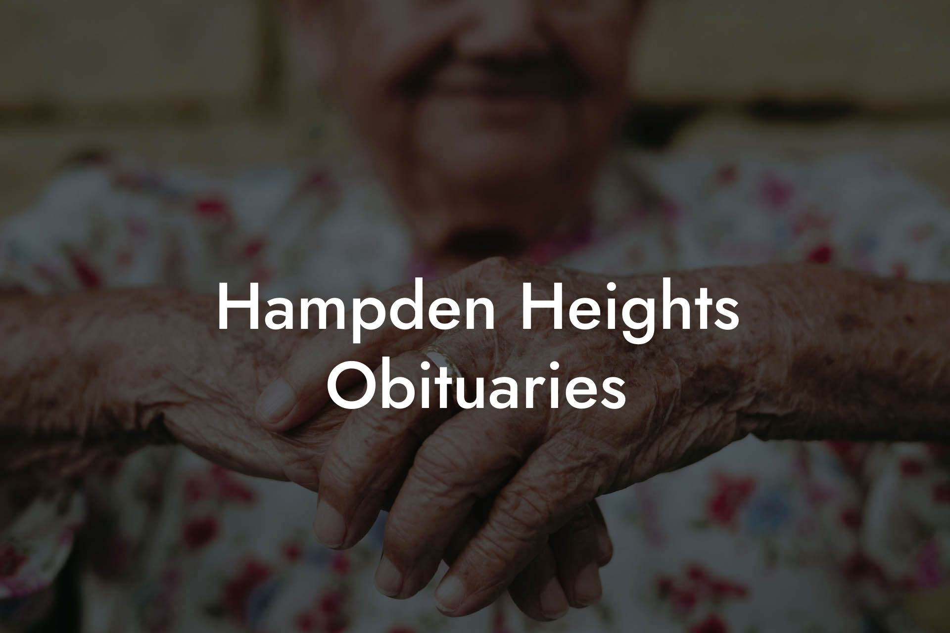 Hampden Heights Obituaries