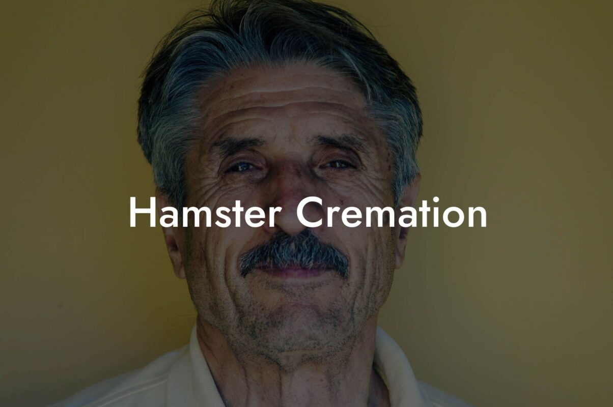 Hamster Cremation
