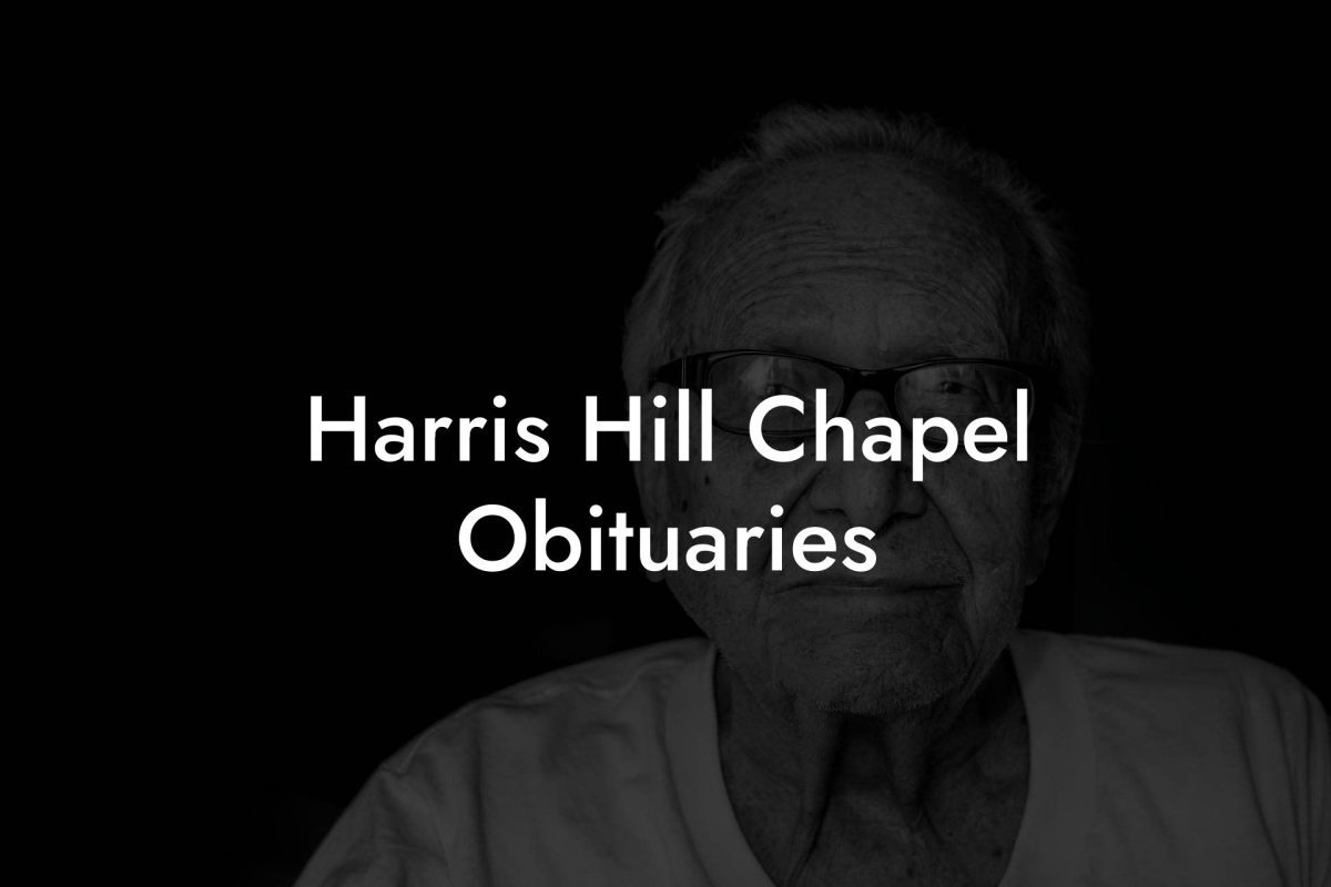 Harris Hill Chapel Obituaries