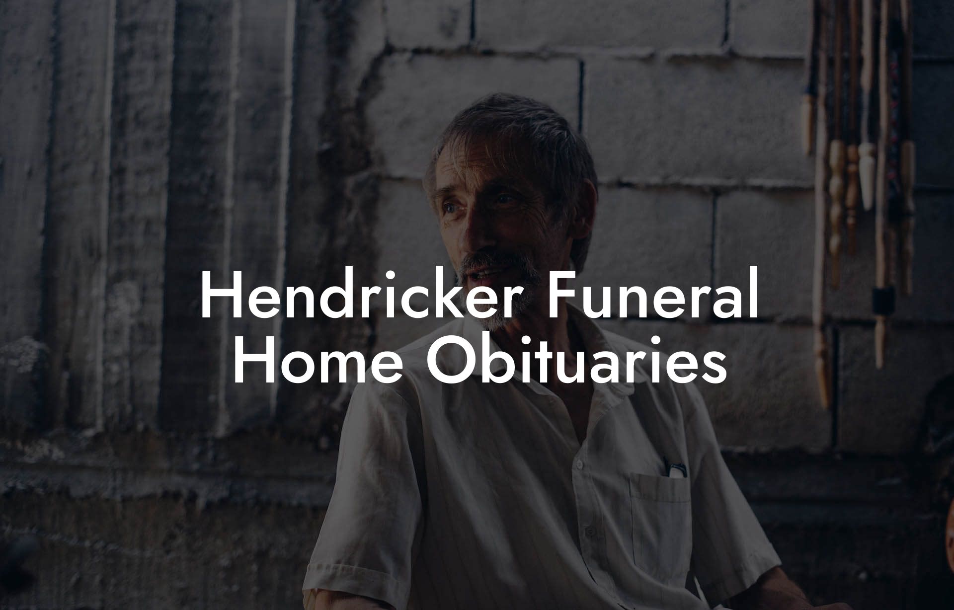 Hendricker Funeral Home Obituaries