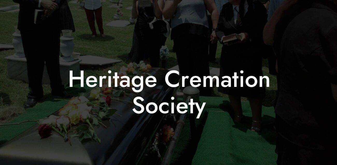 Heritage cremation society