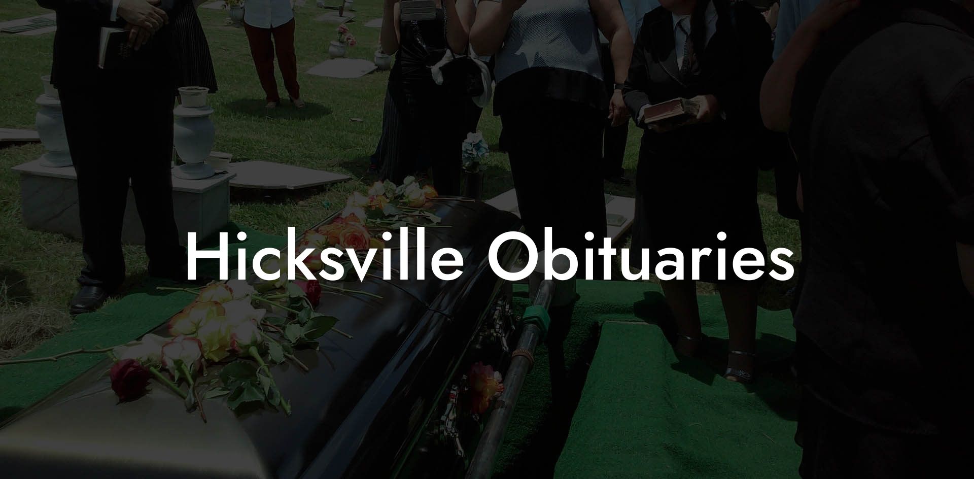 Hicksville Obituaries
