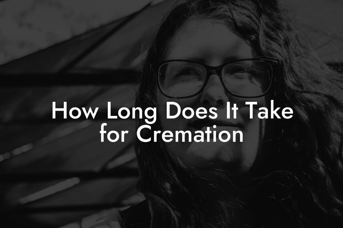 How Long Does It Take for Cremation