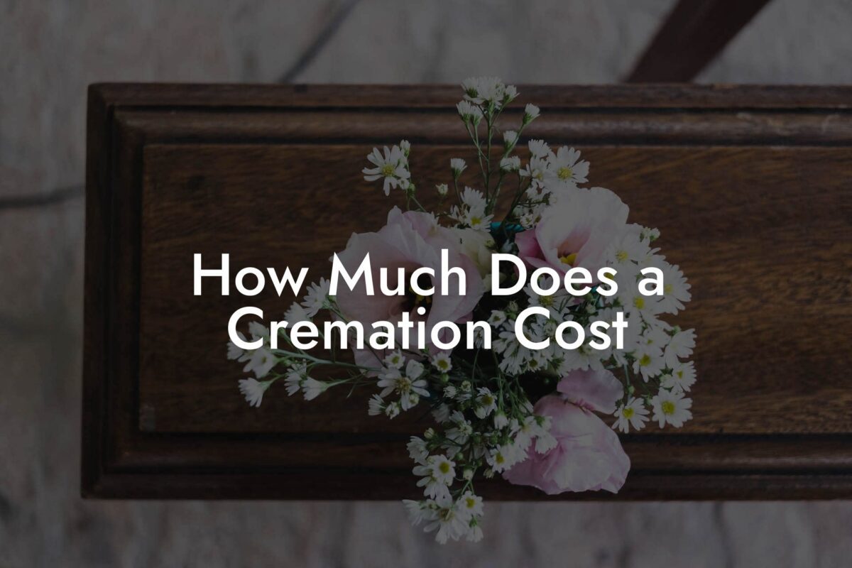 How Much Does a Cremation Cost