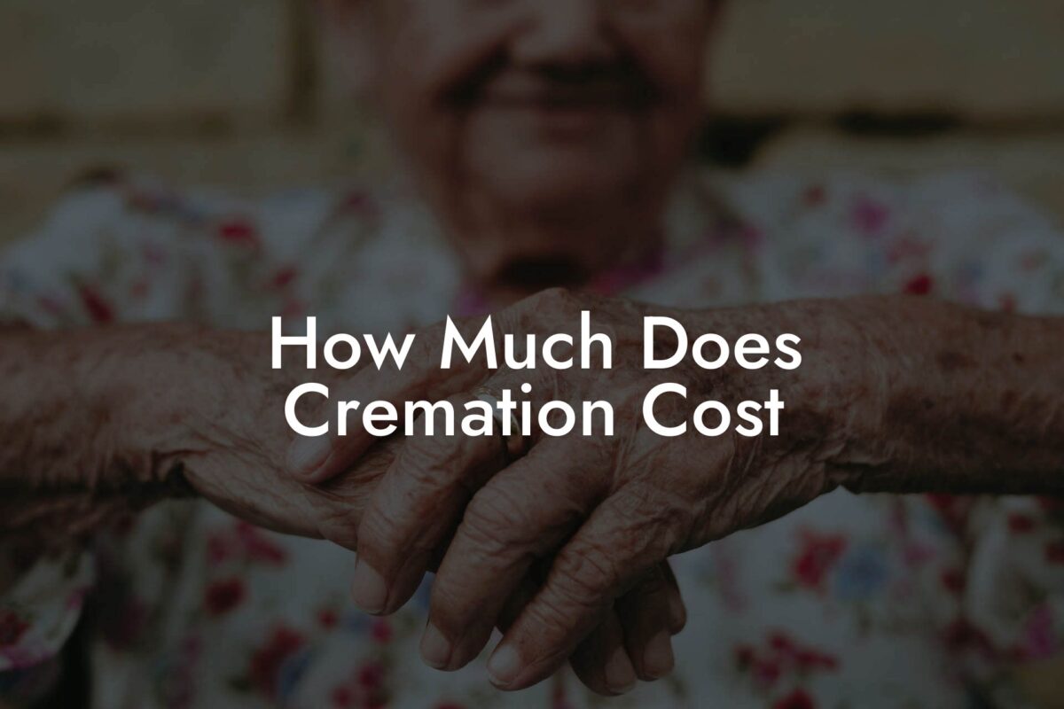 How Much Does Cremation Cost