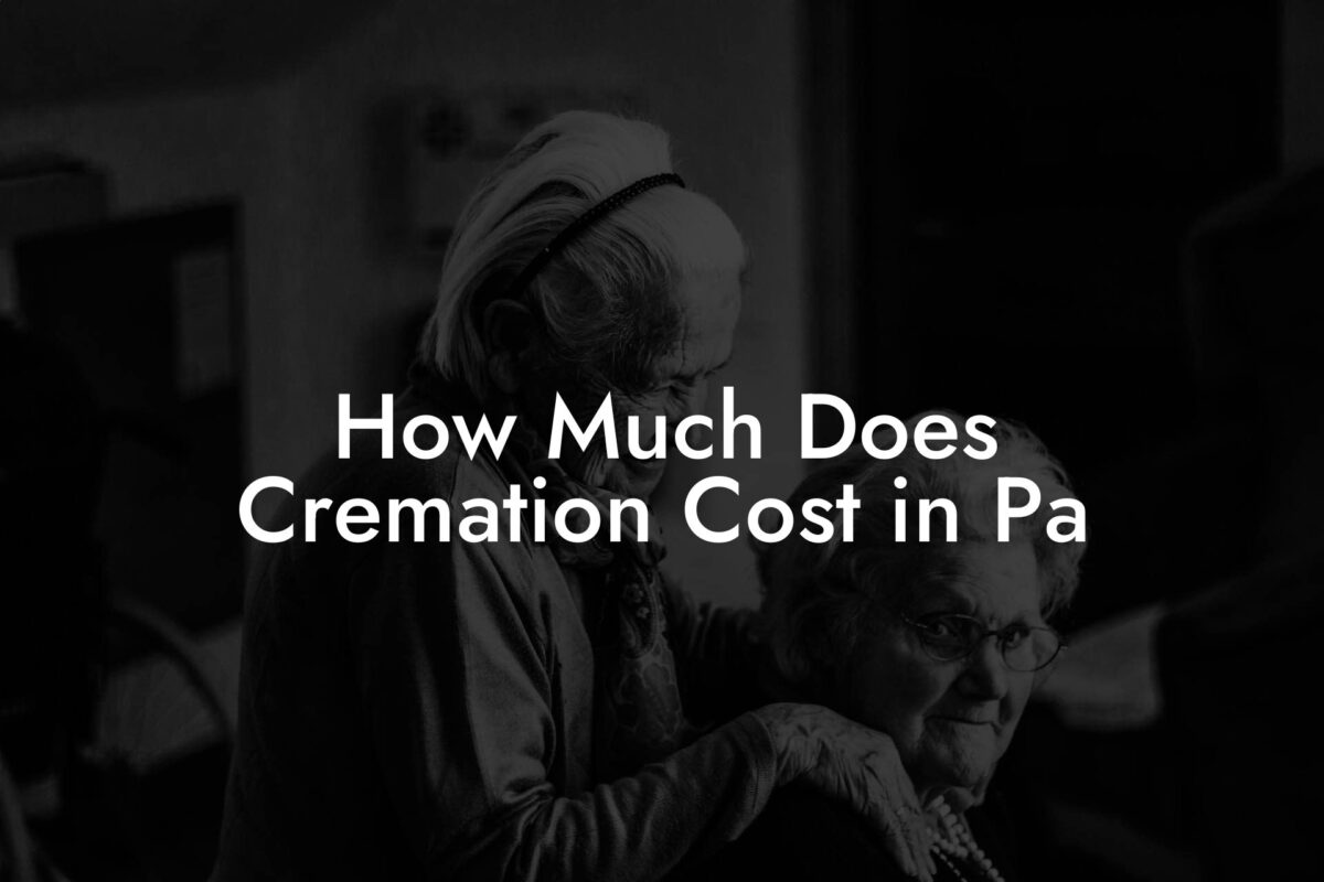How Much Does Cremation Cost in Pa
