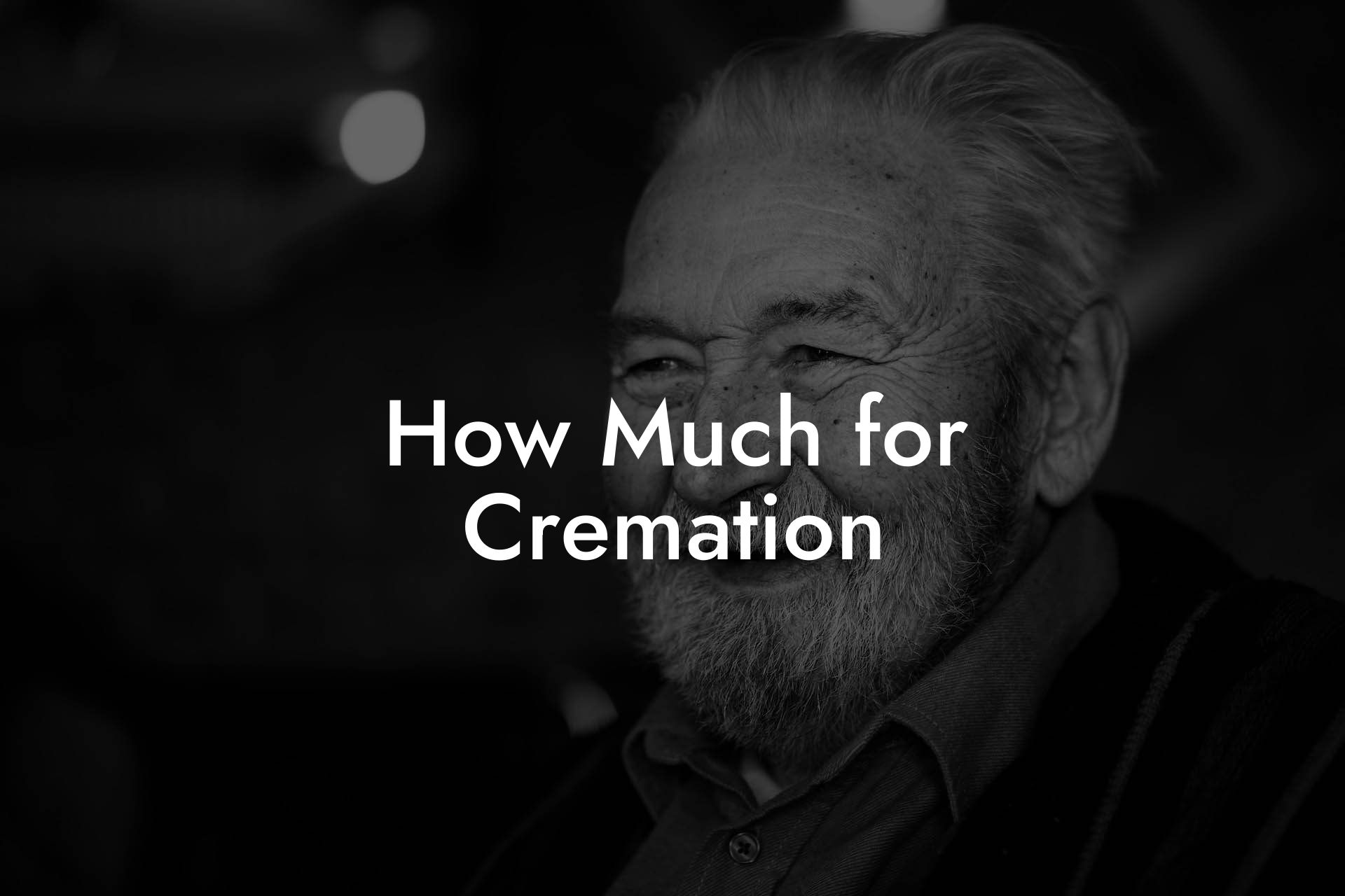 How Much for Cremation