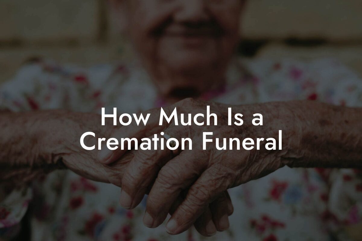 How Much Is a Cremation Funeral