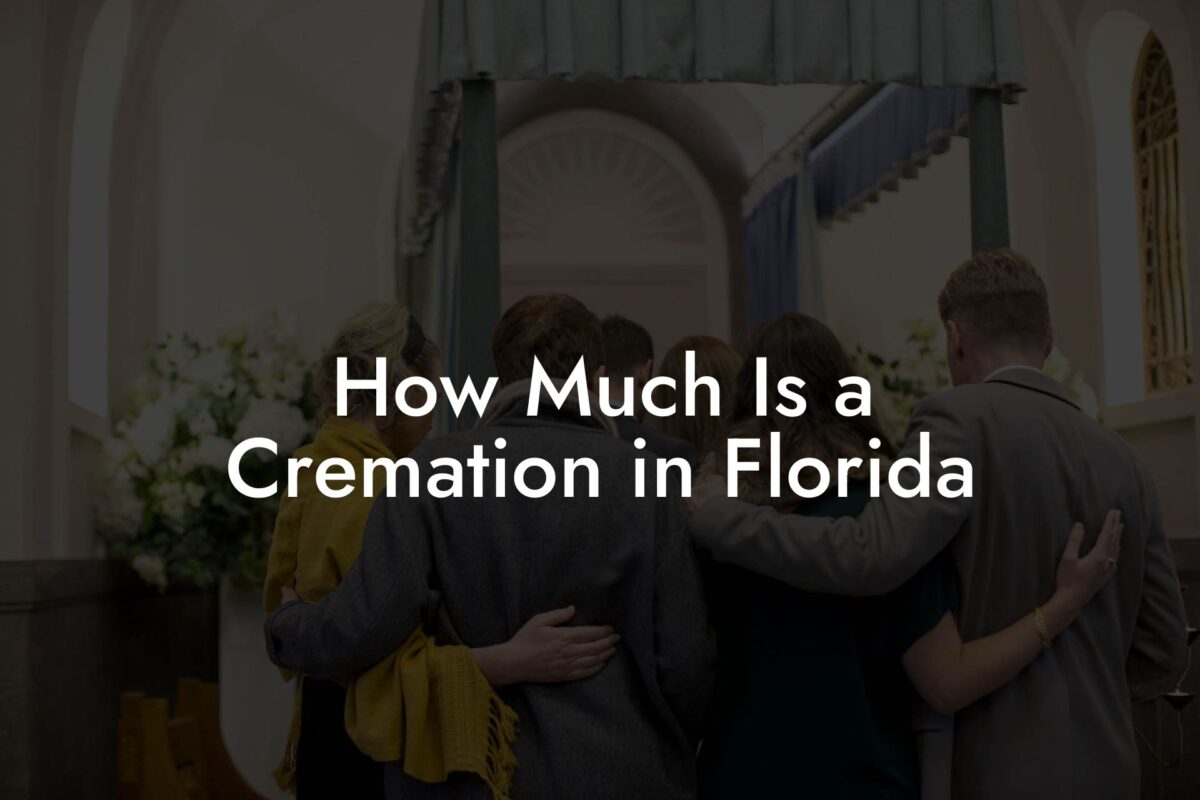 How Much Is a Cremation in Florida