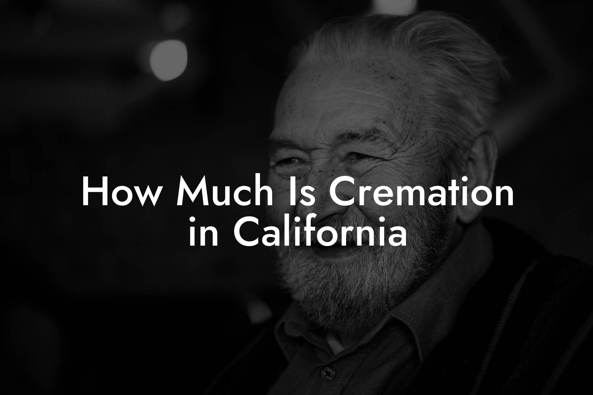 How Much Is Cremation in California