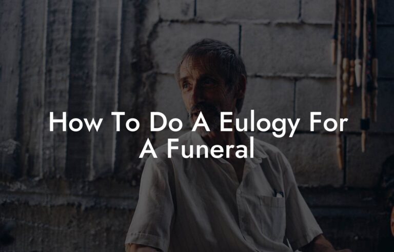 How To Do A Eulogy For A Funeral Eulogy Assistant 1238