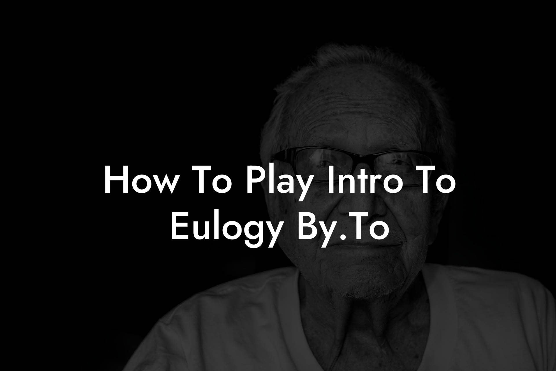 How To Play Intro To Eulogy By.To