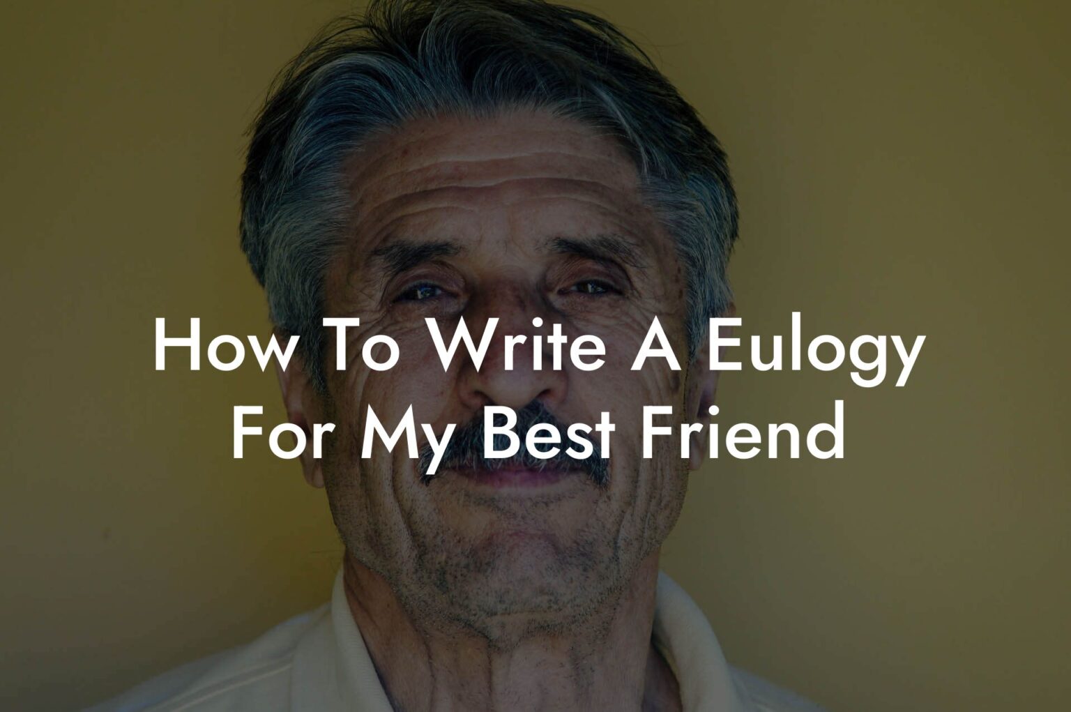 How To Write A Eulogy For My Best Friend - Eulogy Assistant