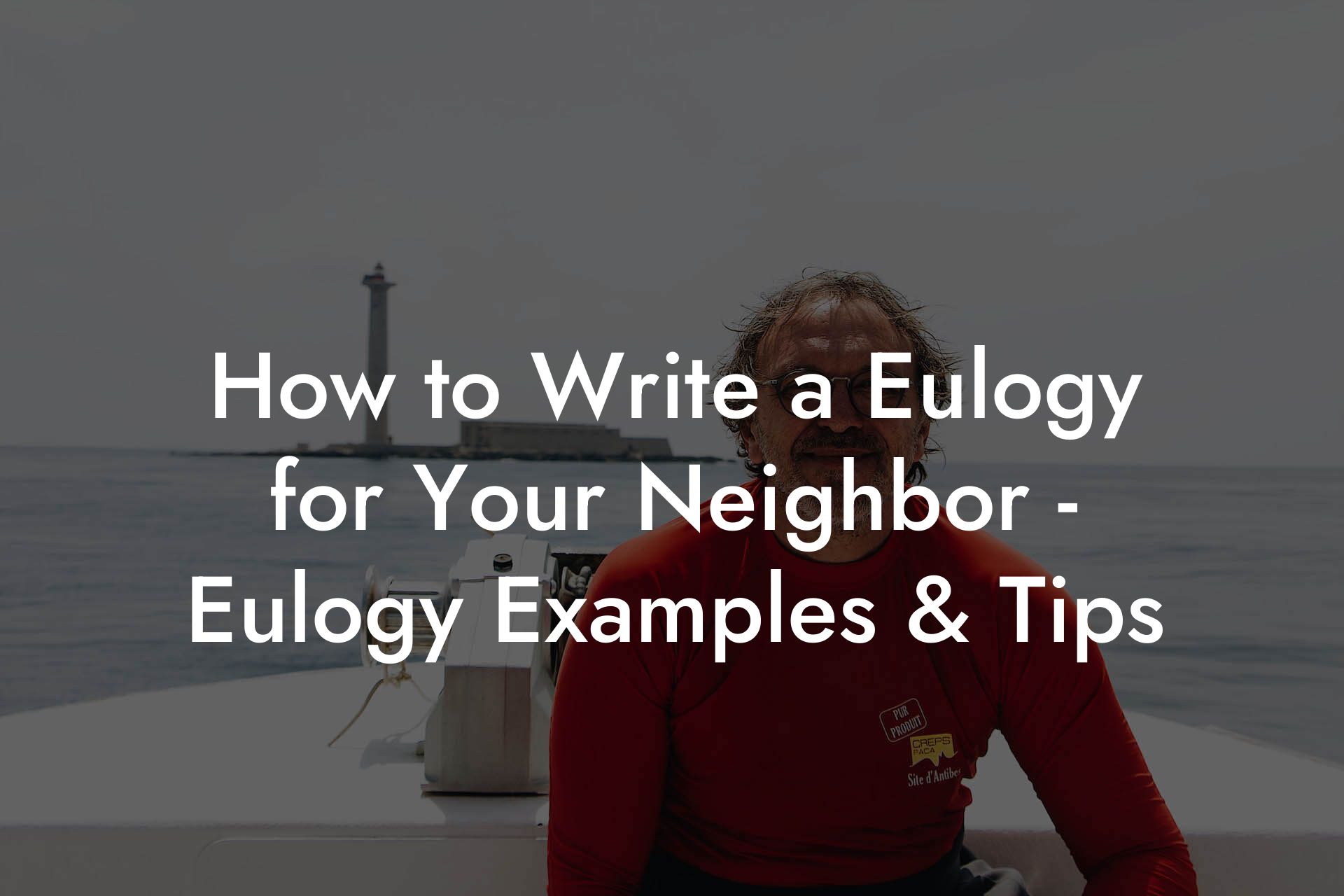How to Write a Eulogy for Your Neighbor - Eulogy Examples & Tips