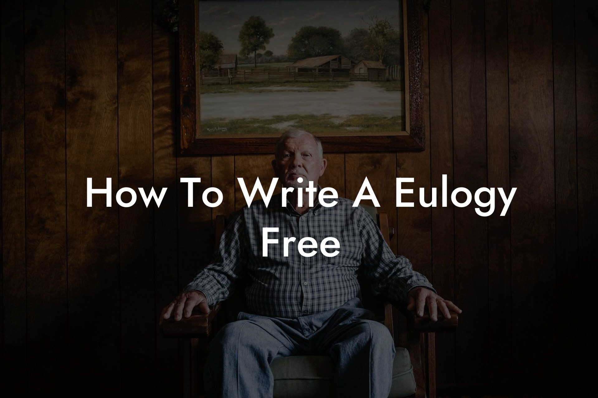 How To Write A Eulogy Free
