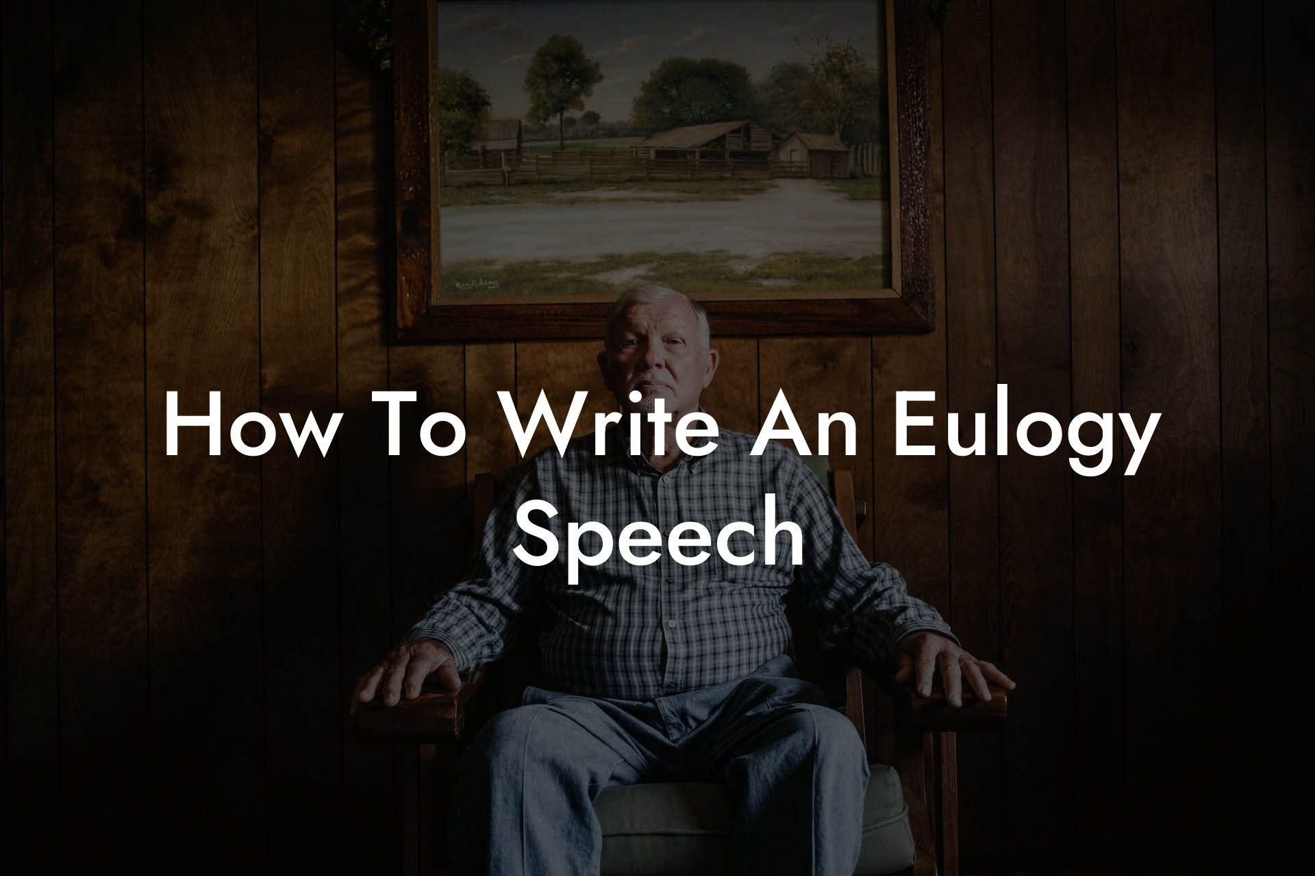 How To Write An Eulogy Speech