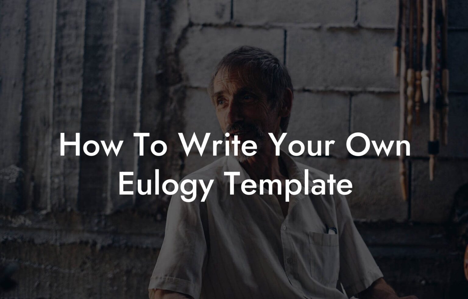 how to write your own eulogy speech